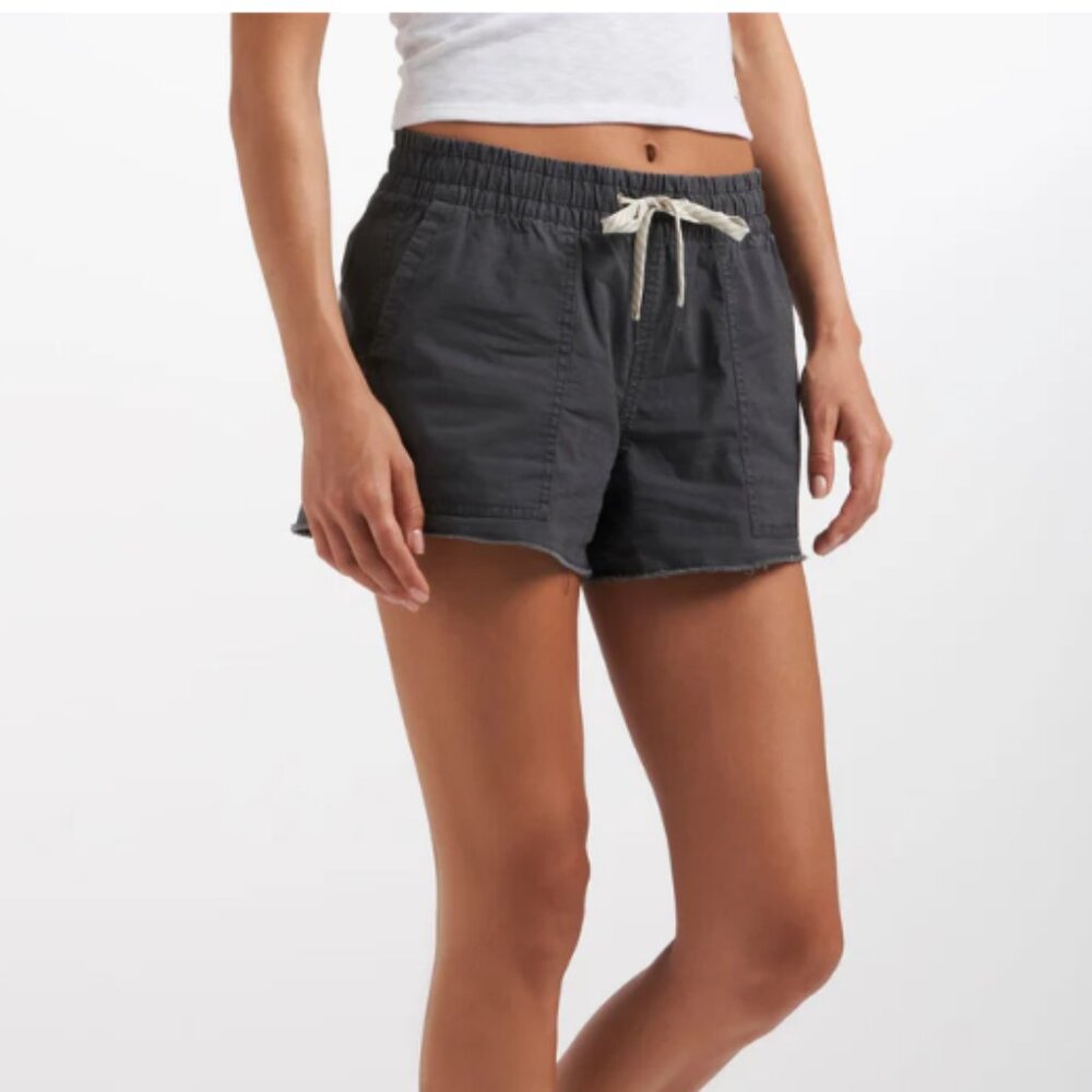 Vuori Women's Charcoal Gray Drawstring Shorts